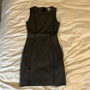 H&M grey office dress
